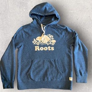 Roots Blue Hoodie Size Medium